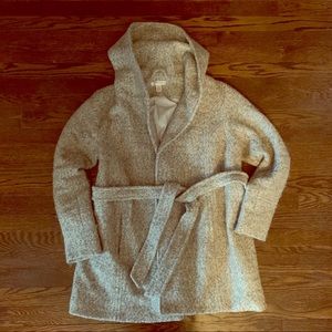 Women’s Maternity Tie Front Pea Coat